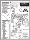 Thumbnail: UMN Crookston Campus Map Black and White
