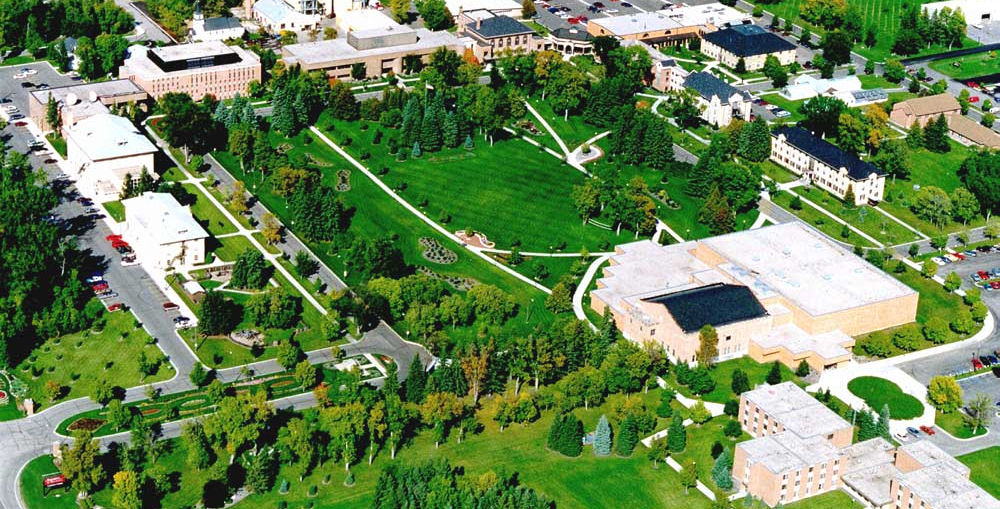 UMN Crookston Campus Aerial Photo in 1993