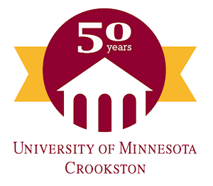 University of Minnesota Crookston 50 Years Logo