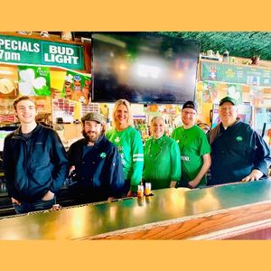 Paul Gregg and his staff at Irishman's Shanty