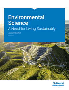 Environmental Science: A Need for Living Sustainably v1.0 book cover by Joseph Shostell