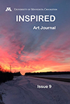 Inspired Art Journal - Issue 9 cover of a winter sunset