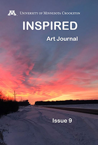 Inspired Art Journal - Issue 9 cover of a winter sunset