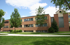 Outside view of Hill Hall