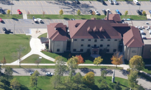 Aerial photo of Kiehle Building
