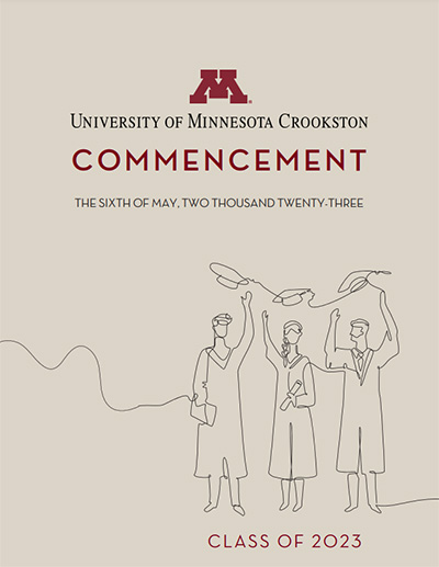 2023 Commencement Program Cover - Class of 2023