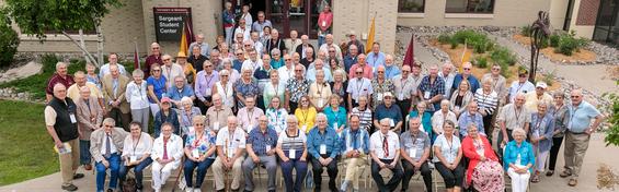 Group of Northwest School of Agriculture alumni at the 2023 NWSA Reunion