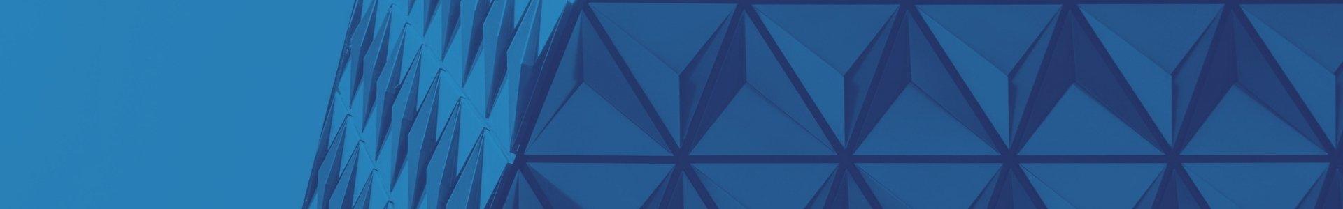 Teal blue geometric triangles