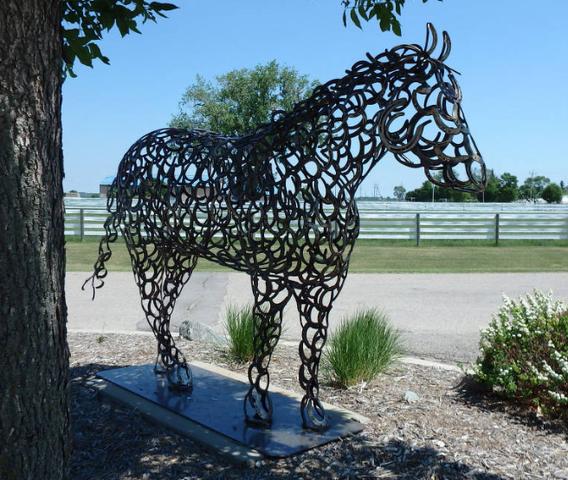 Sheena 'Engelbert' Malnar Memorial Horse Sculpture