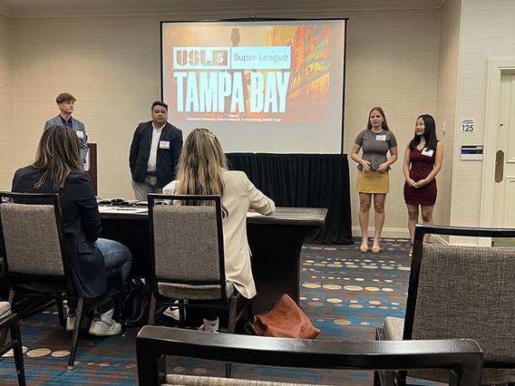 Students presenting in Tampa, FL