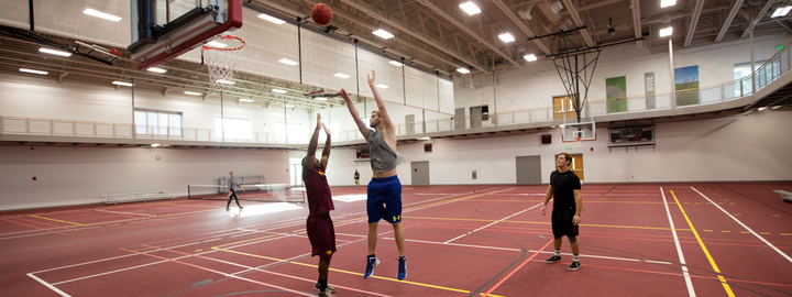 Wellness Center two-court gymnasium