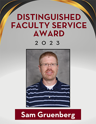 Sam Gruenberg - 2023 Distinguished Faculty Service Award