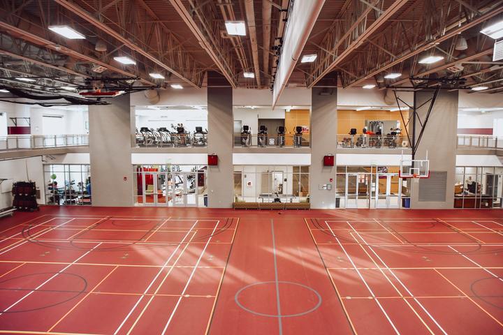 Image of a basketball gym.