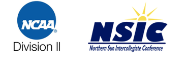This program is part of the NCAA Division II and Northern Sun Intercollegiate Conference (NSIC) Logos